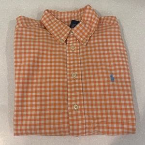 Ralph Lauren Boys Gingham 10-12 M